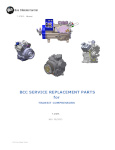 Service Parts for MCC Transit Compressors
